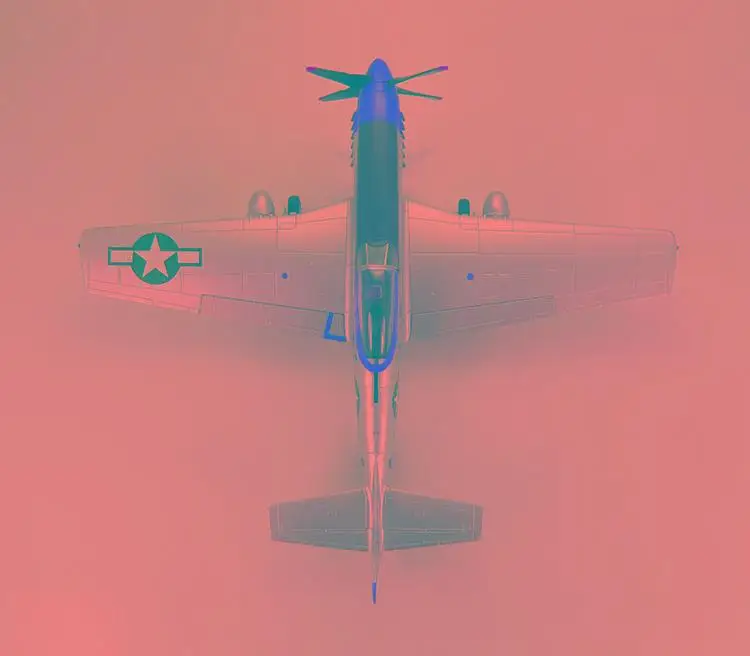 Хобби мастер P-51D Мустанг Ридж бегун III 44-72308 Maj Pierce McKennon 335th FS 4th FG Весна 1945 1/48 литье под давлением модель самолета