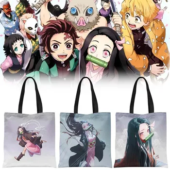 

15Color Anime Demon Slayer: Kimetsu no Yaiba Cosplay Kamado Tanjirou Agatsuma Zenitsu school bag Backpack Portable Messenger Bag