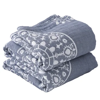 

Summer Breathable Cotton Towel Throw Blanket for Bed Sofa Plaids Christmas Decorations for Home Bedspread for Dorm Living Room
