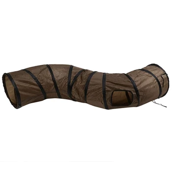 

Cat Tunnel Pet Tube Collapsible Play Toy Indoor Outdoor Toys for Puzzle Exercising Hiding Training and Running