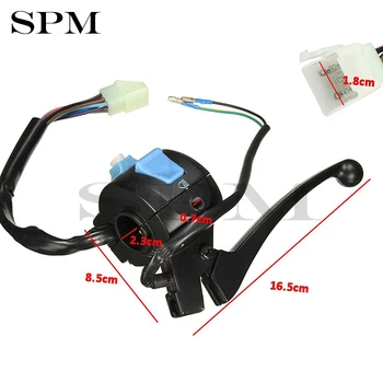 

Left Light Switch Control Brake Lever For GY6 50 150 Chinese Scooter Moped