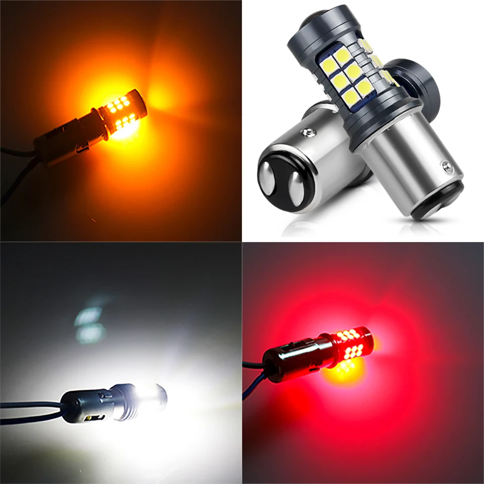 Lâmpada LED, 12V, 27SMD, 3030, 1156, P21W,