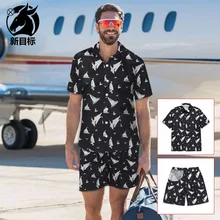 Новые мужские пляжные шорты, Летние плавки, мужские плавки, быстросохнущие, дышащие, свободные, с принтом, эластичные, повседневные, короткие, пляжная одежда