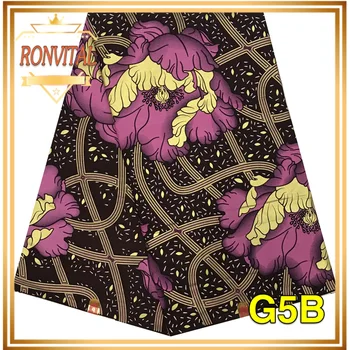 

RONVITAL GOLDEN WAX PRINT FABRIC AFRICA PRINT MATERIAL LADY DRESS DIY WAX FABRIC NIGERIA STYLES 100% COTTON 6YARDS/FREE SHIPPING