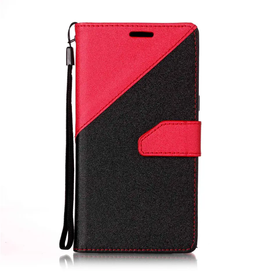 Red Чехол Матовая хит Цвет для сумок samsung Galaxy A8 A310 A510 A320 A520 A530 A720 A3 A5 J3 J5 J7 чехол с отделением для кредитных карт E09E - Цвет: Red