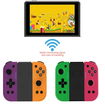 

Game Switch Wireless Controller Left Right Bluetooth Gamepad For Nintend Switch NS Handle Grip Controller Grip For With wake up