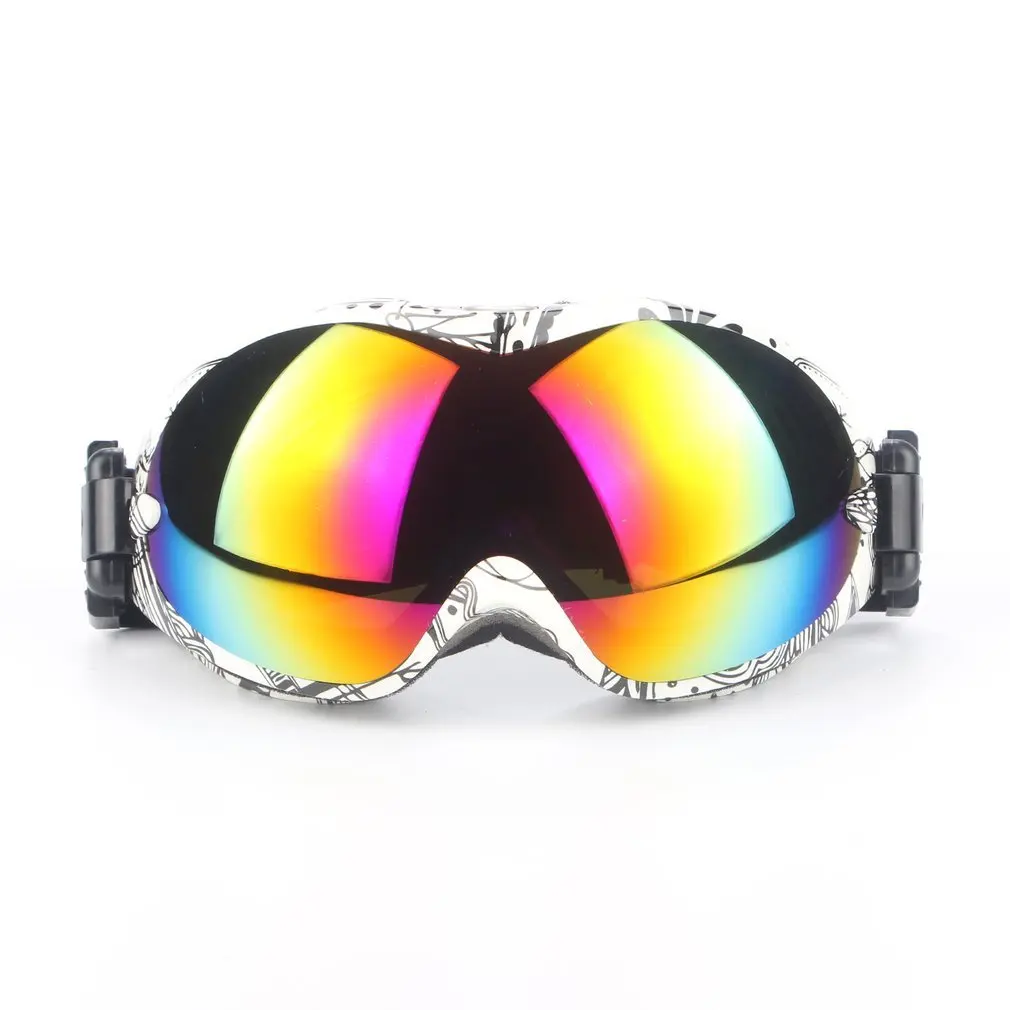 Adults Snow Ski Goggles Double Lens Anti-fog Windproof Mask Eyewear for Snowboard Outdoor Sports UV400 Protective Glasses