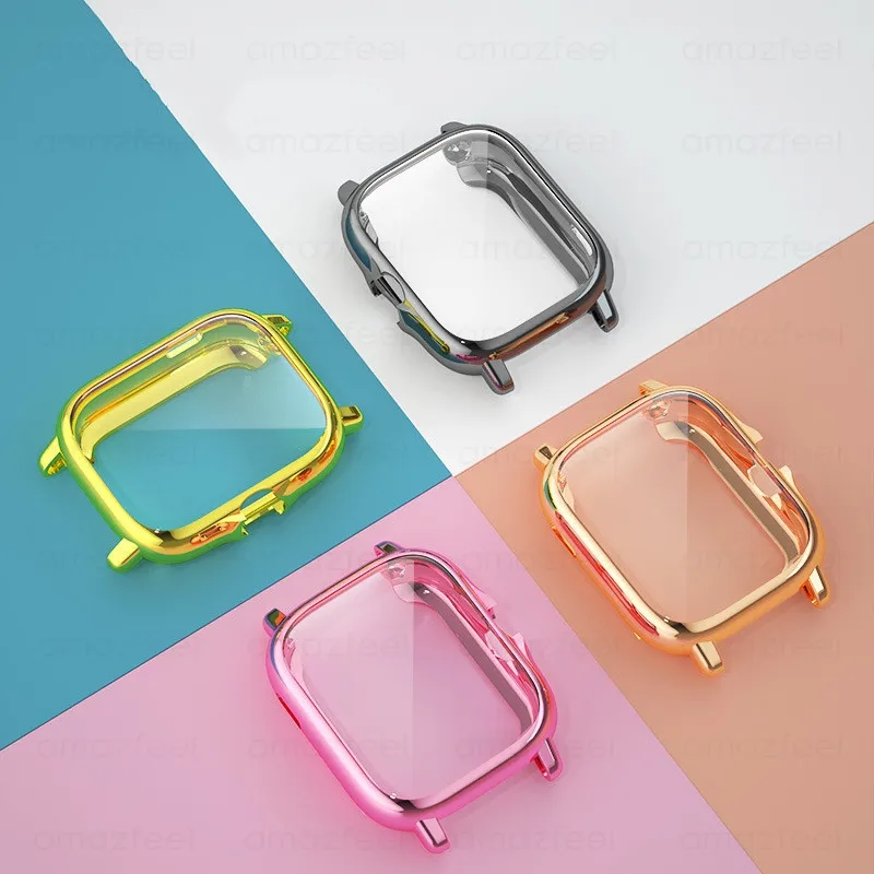 Protetor para Amazfit Protetor de Tela com Filme Protetores para Xiaomi Case Relógio Inteligente Tpu Cases Amazfit 50 Pçs Gts 2 - Image 6