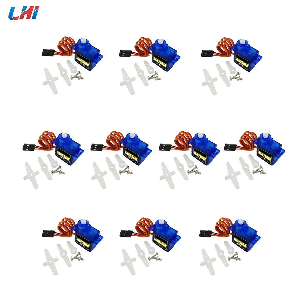 

5/100pcs 9G Micro Mini Servos Horns better than Servo SG90 for RC 250 450 Helicoper Airplane Car ship Boat Robot All Categories