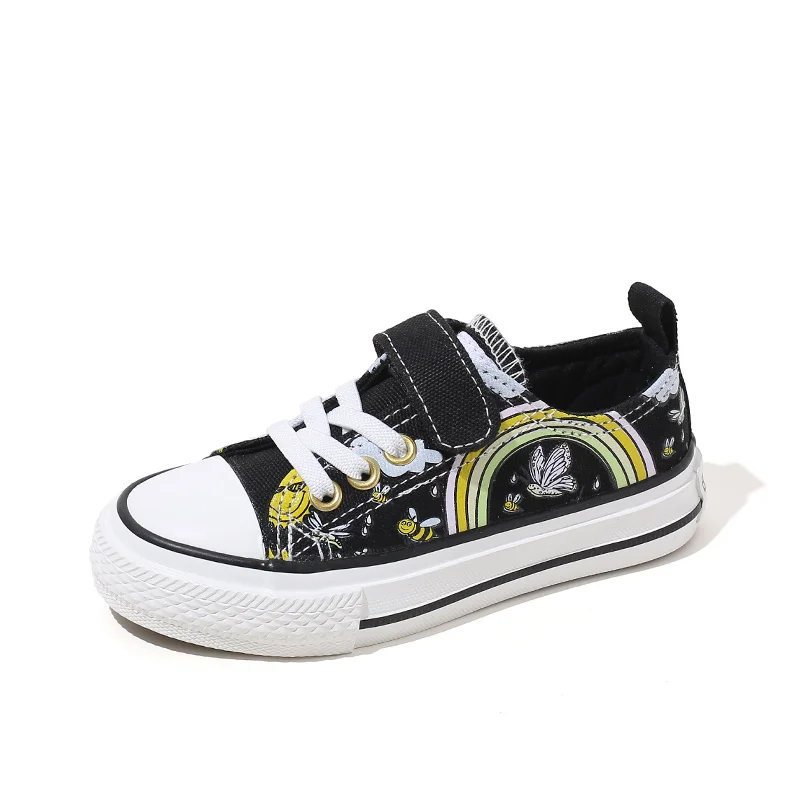 

Babaya Kids Canvas Shoes Small Children's Rainbow Sneakers for Girls Casual Shoes 2020 Autumn New Fashion Casual Shoes