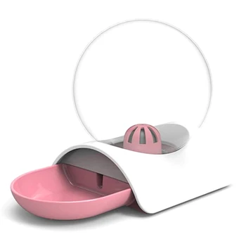 

2.8L Automatic No Wet Mouth Cat Water Fountain Pet Dog Automatic Feeder Pets Outdoor Travel Drinking Water Feeder Pink