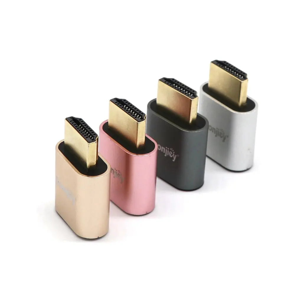 VGA HDMI Dummy Plug Virtual Display Emulator Adapter DDC Edid Support 1920x1080P For Video Card BTC Mining Miner