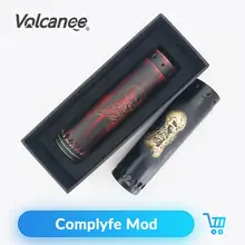 Volcanee Complyfe 510 Fio Clássico 25mm de Diâmetro Alimentado Por 18650 Bateria Vaporizadores Mod Mech Vape Mod VS Atto