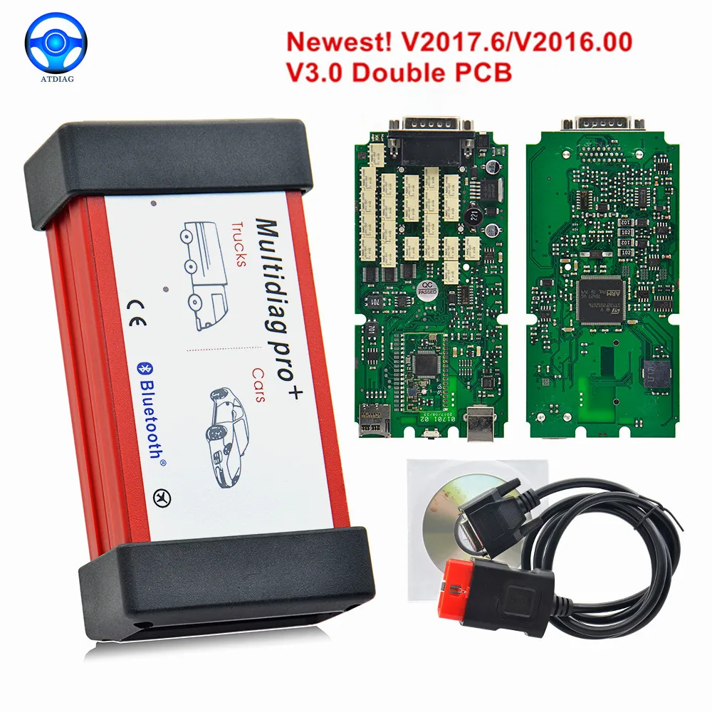 2021 Multidiag Pro + 2016.R1 Bluetooth V3.0 двойная плата NEC Реле OBD OBD2 автомобильный диагностический