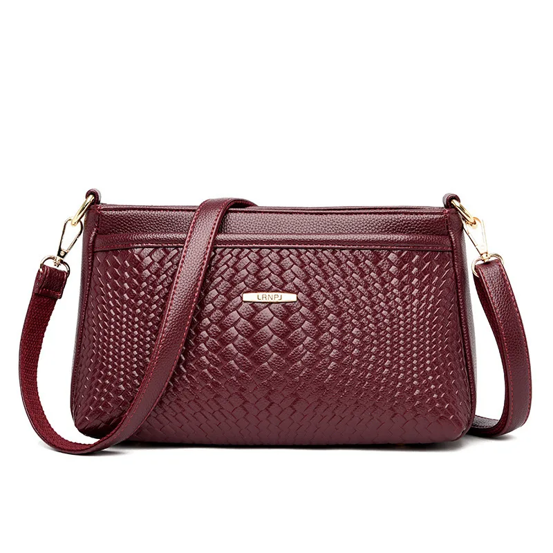 

Female Soft Leather Single Shoulder Crossbody Bags For Women Messenger Woman Bag Comes With Two Shoulder Straps Girls Handbags
