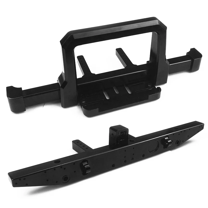 

Vehicles Bumper Frame Set Toys Metal Black Bar Accessories Rear For Traxxas TRX-4 rC Model Practical