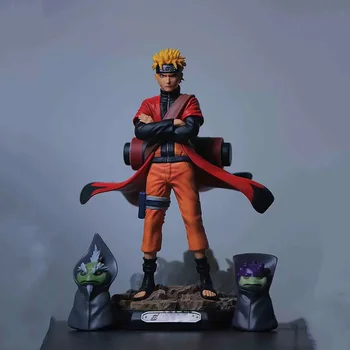 

About 22 cm Anime Naruto Uzumaki Naruto GK Naruto Statue model material PVC Boxed Can be used as an ornament display