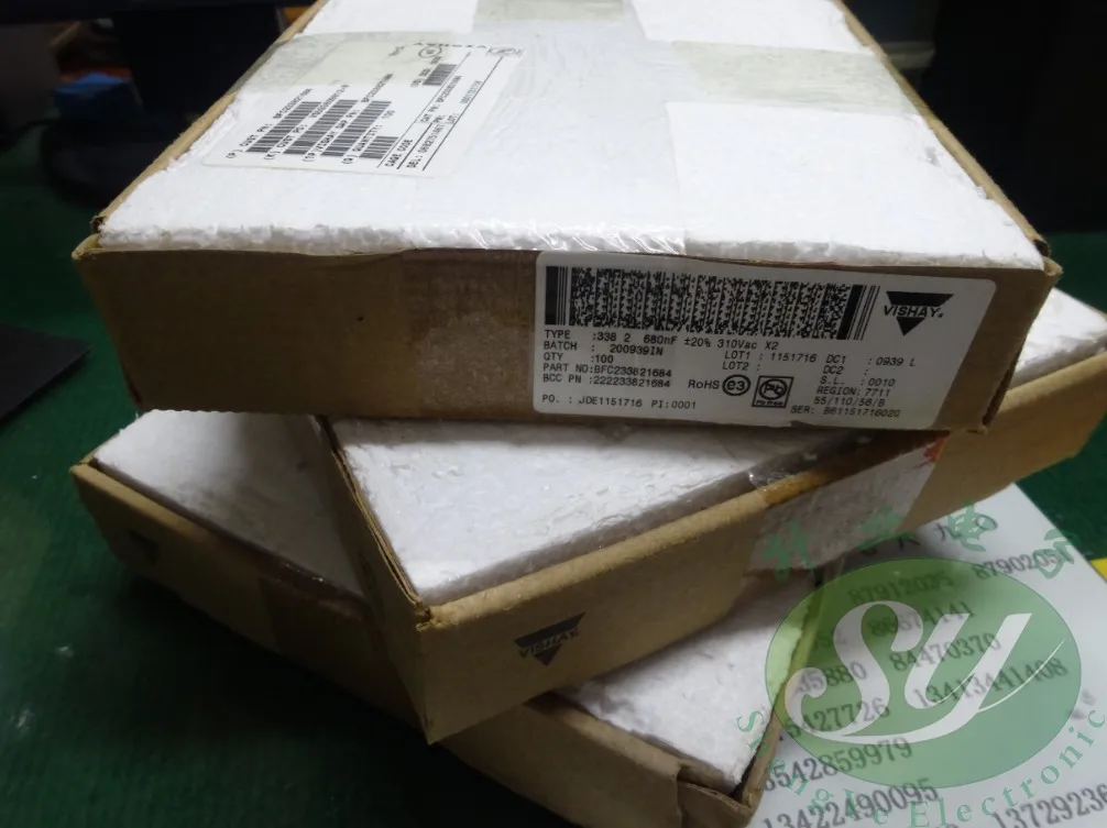50 шт VISHAY MKP338 0,68 мкФ/310Vac 680 684 BFC233821684NF u68
