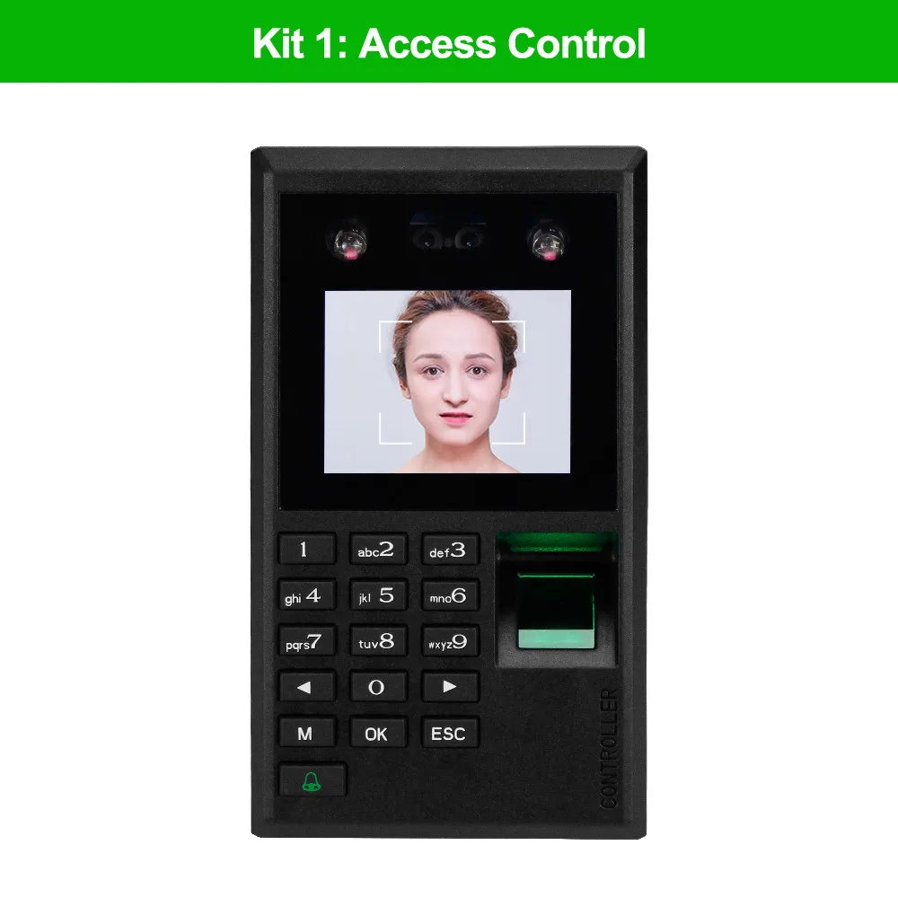 Лицевая панель дверного замка для отпечатка пальца система контроля доступа к двери биометрический контроль доступа блок питания+ электромагнитный замок электромагнитного удара - Цвет: X102-S Keypad ONLY