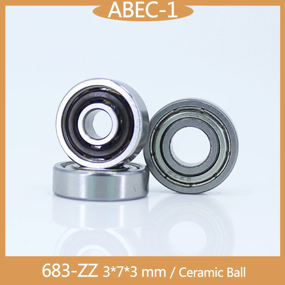 

683 Hybrid Ceramic Bearing 3*7*3 mm ( 1 PC ) Industry Motor Spindle 683HC Hybrids Si3N4 Ball Bearings 3NC 683ZZ