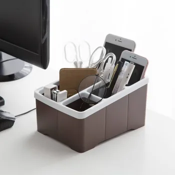 

Japan Desktop Storage Box Remote Control Orgainzer Stand Phone Holder Rack Makeup Organizer Stationery Storage Case Shlves
