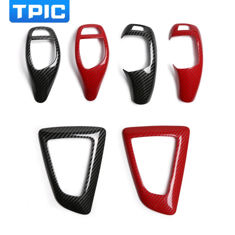

For BMW F30 F10 F15 F07 F20 F21 F34 F35 3gt 5gt Car Styling TPIC Auto Accessories ABS Gear Shift Cover Car decals and stickers