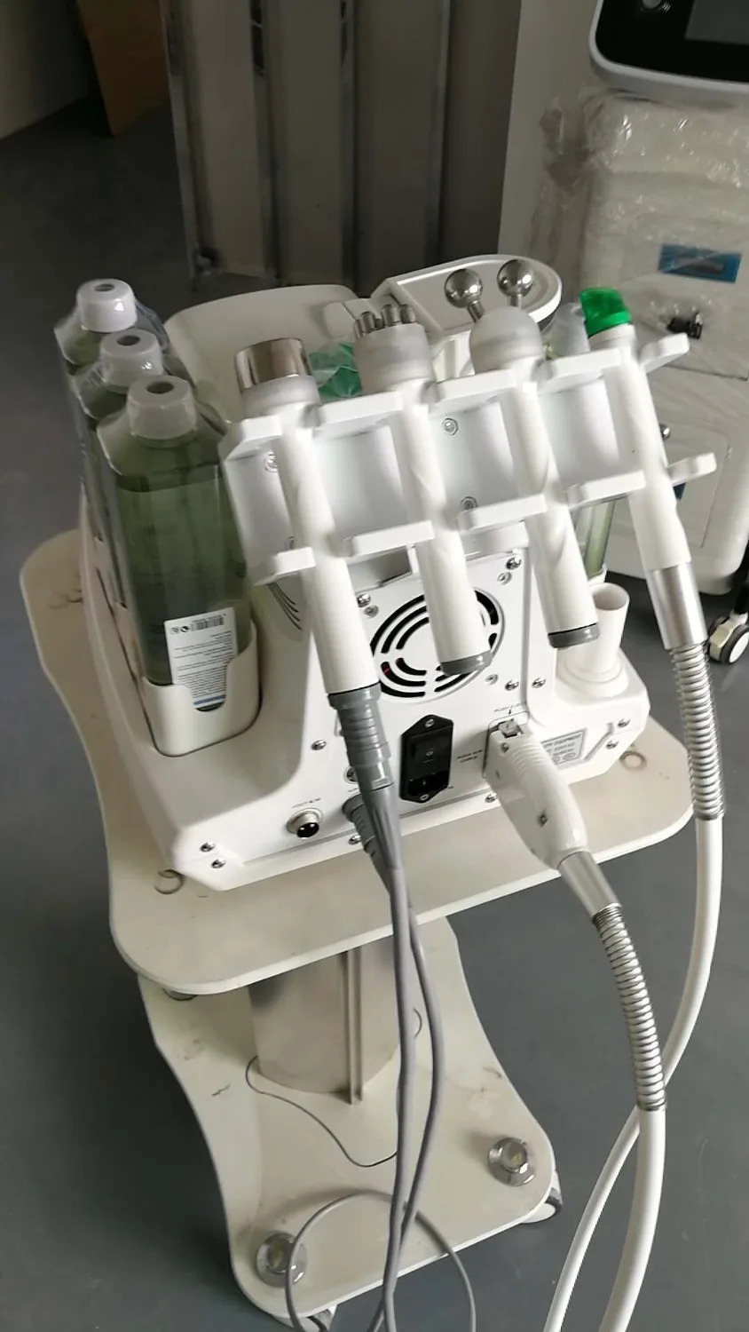 Самая популярная косметическая машина RFmicro-bubble Вода Кислород 4 в 1 уход за кожей лица Вода Кислород пилинг Корея Аква пилинг машина