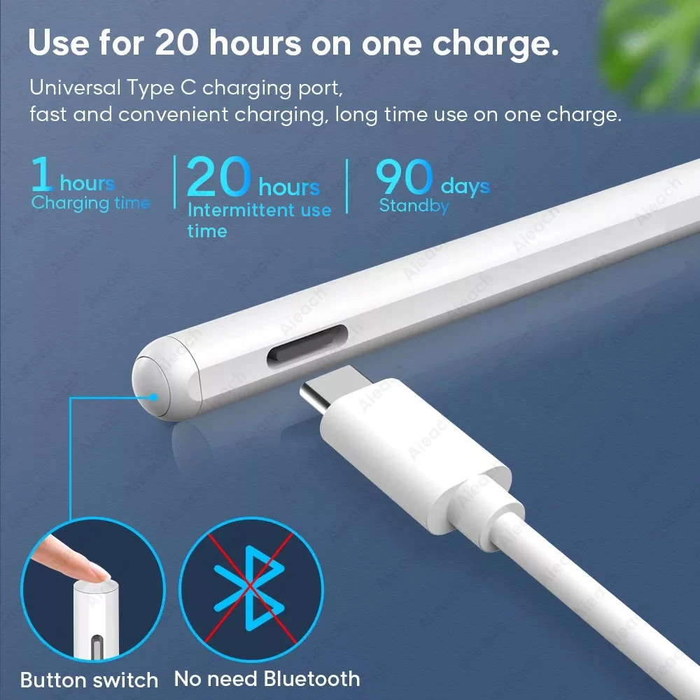 Для стилуса Apple Pencil 2 1 для iPad Pro 11 12 9 2020 2018 7 10 8th 7th Air 3 4 с отказом ладони|Стилусы