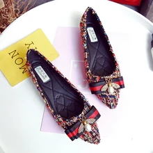 Большие размеры 33-44; женская обувь; модные легкие дышащие женские лоферы со стразами на плоской подошве; повседневные парусиновые Женские повседневные туфли