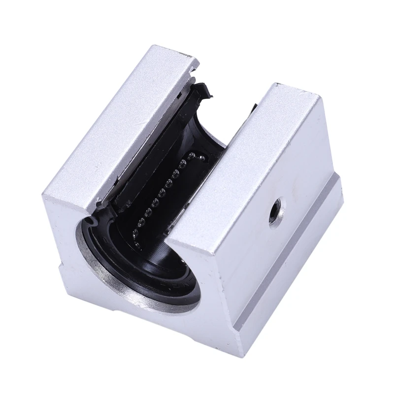 4x алюминиевый линейный раздвижной блок Motion Router Solid block C серебристый(SBR20UU, 20 мм
