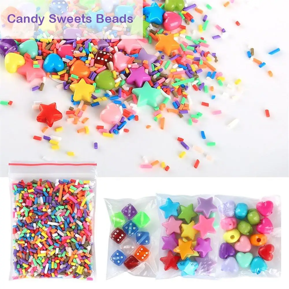 72 Pack Making Kits Supplies for Slime Diy Handmade Color Foam Ball Granules Material Set Container slime kit