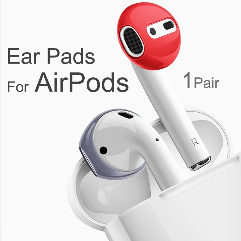 Вкладыши для наушников AirPods беспроводные наушники Bluetooth iPhone 7 8 Plus силиконовые