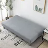 Solid Color Sofa Bed Cover All-inclusive Folding Sofa Covers for Living Roon Tight Wrap Couch Cover Without Armrest funda sofa 4