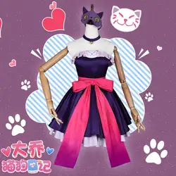 Игра «King Of Glory» Da Qiao Косплей костюмы Кошка Косплей платье Хэллоуин вечерние женские косплей костюм, полный набор