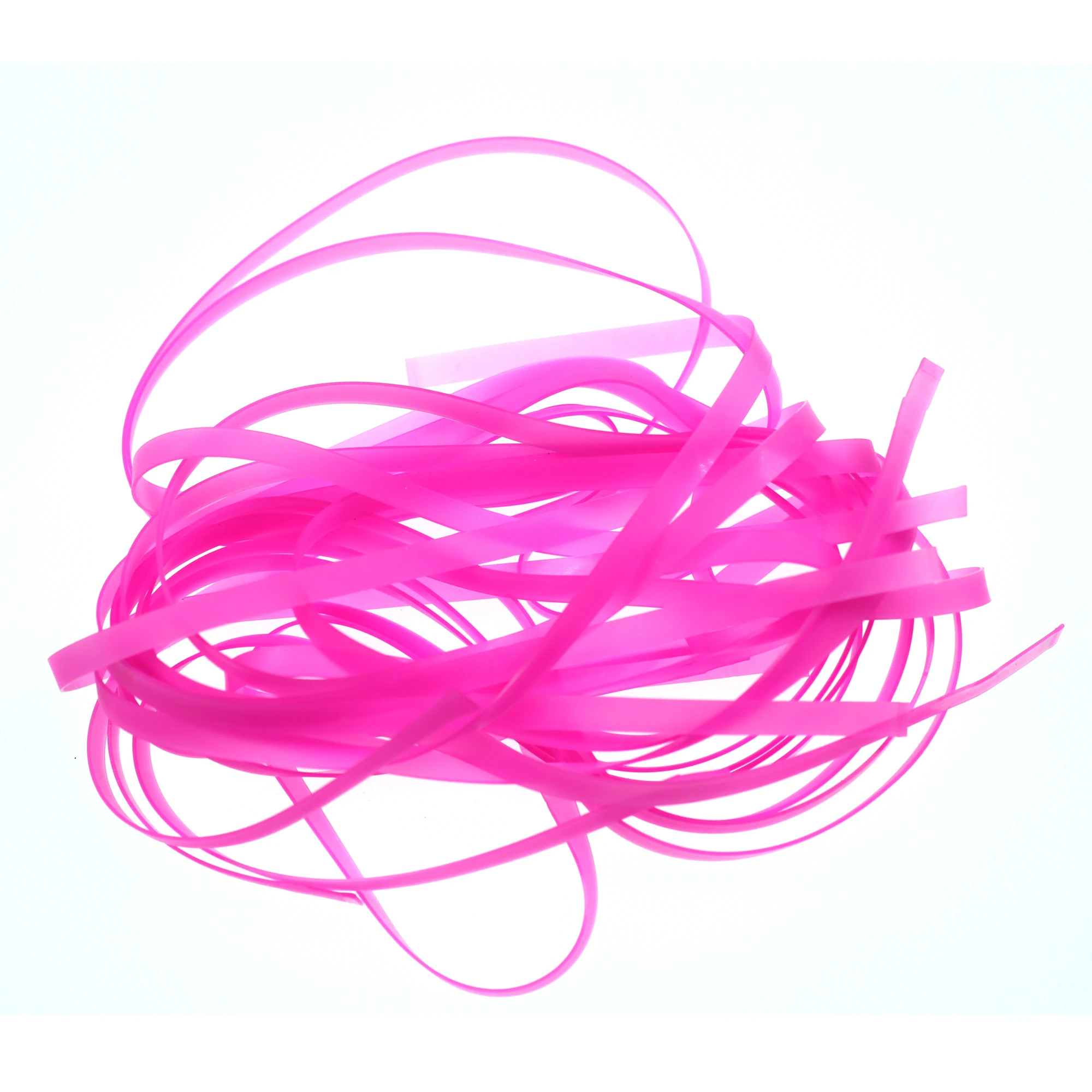 Bimoo 3mm Wide Realistic Nymph Skin Elastic Scud Back/Nymph Stretch Sink Fly Tying Bait Body Materials Multi-Color