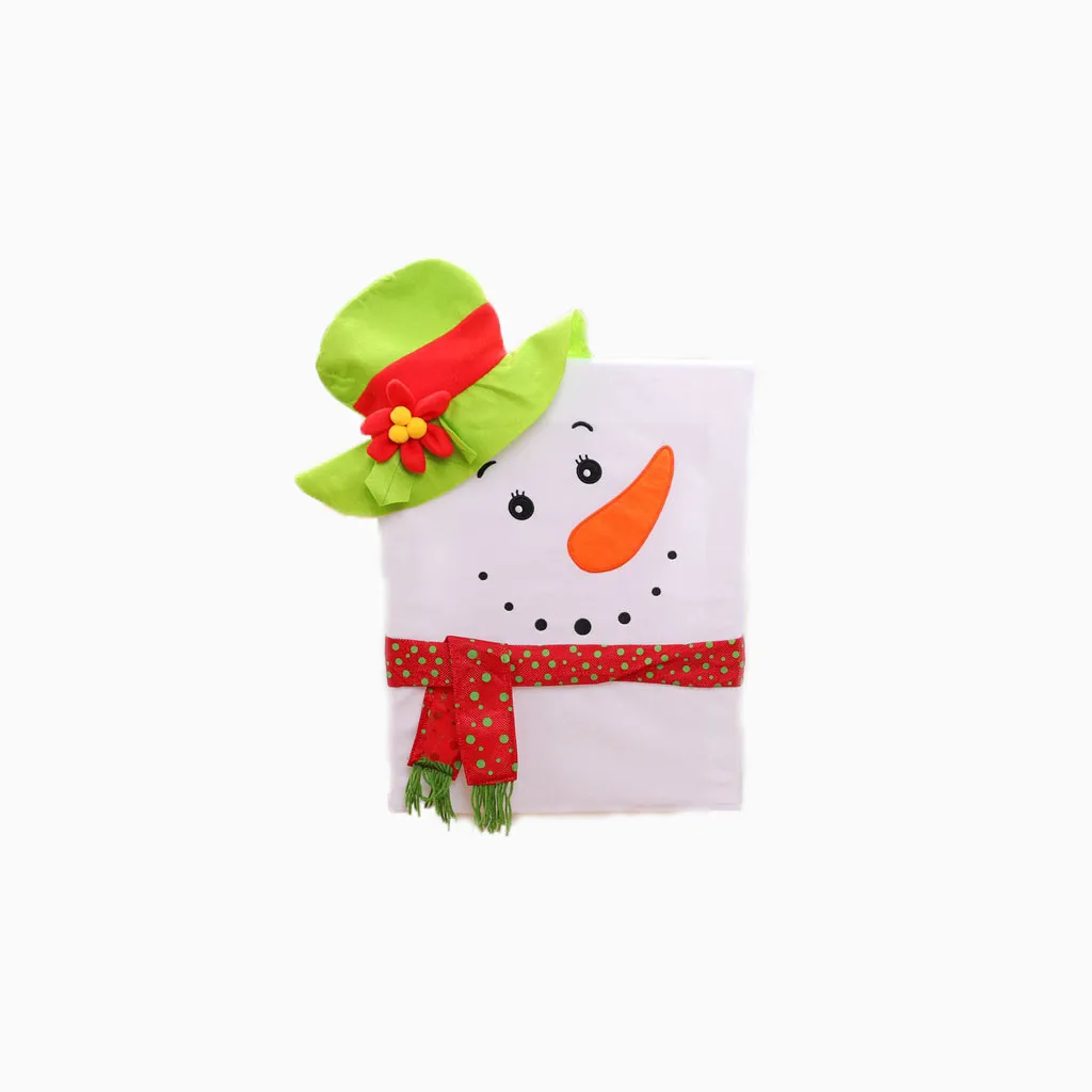 New Kitchen Table Embroidered Chair Covers Christmas Holiday Home Decoration
