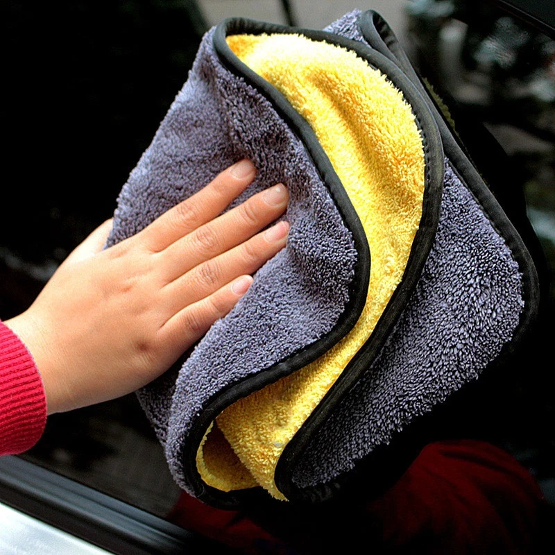 Car Wash Towel Microfiber Auto Wash Towel Car Cleaning Drying Cloth Hemming Care Cloth Detailing Wash Towel 30x30 microfiber towel microfiber cleaning cloths microfiber car towel microfiber towels microfiber washing towel car drying towel