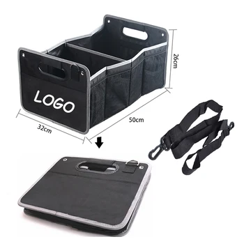 

Fashion Foldable Car Logo Organizer Capacity Folding Storage Box For Audi Sline Quattro A1 A3 A4 A5 A6 A7 S3 S5 S6 TT Q3 Q5 Q7