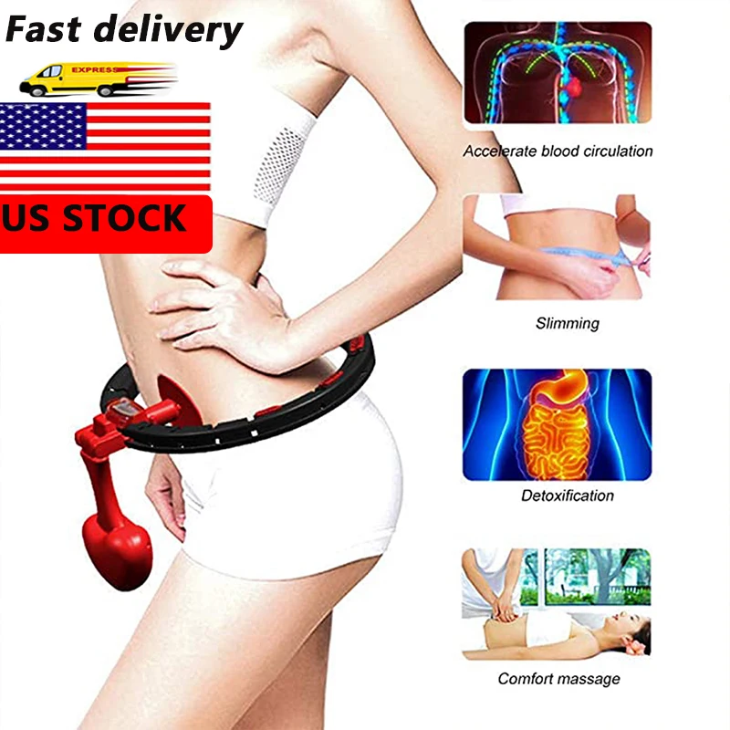 

Smart Counting Hoop Portable Sport Hoops Yoga Waist Exerciser Hoop Detachable Belly Muscle Trainer Loss Weight Fitness Equipment
