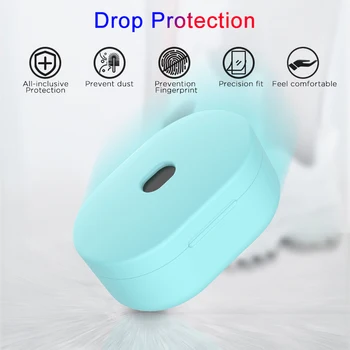

Silicone Earphone Case for Xiaomi MI Redmi AirDots Headphones Cover TWS Bluetooth Earphone Wireless Headset Shell