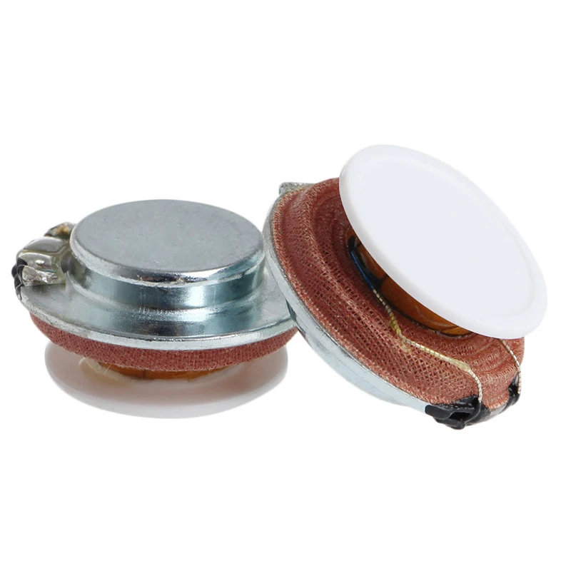 

New 4 Ohm 27mm 3W High Fidelity Audio Stereo Speaker Vibration Resonance 2Pcs