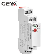 Free Shipping GEYA GRV8-08 Overvoltage Undervoltage Relay Phase Failure Phase Sequence Asymmetry Control Relay dpa53cm48 three phase power supply monitor three phase relay phase reversed phase undervoltage protection