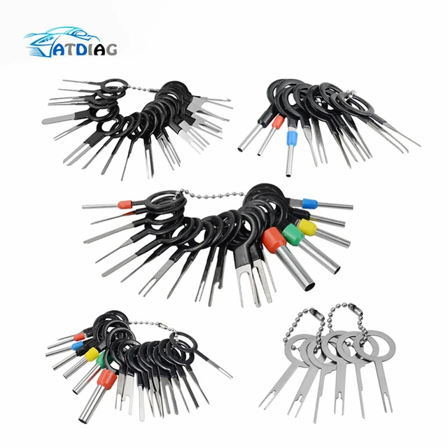 76pcs Automotive Plug Terminal Remove Tool Set Key Pin Car Electrical Wire  Crimp Connector Extractor Kit Accessories - AliExpress