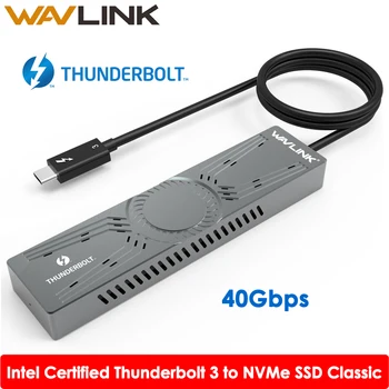

Intel Certificated Type-C Thunderbolt 3 to NVMe SSD Enclosure PCIe M-Key SSD External Hard Drive Compatible Windows & MacOS