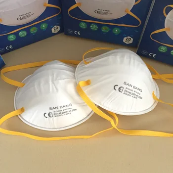 

Cup Shape Mask Non Valved Disposable Mask Dust-Proof Protective Face Mask with Thick Meltblown