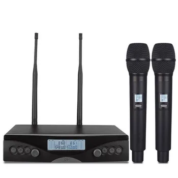 Finlemho uhfワイヤレスマイク自宅のカラオケスタジオレコーディングプロフェッショナルダイナミックボーカルシステムsinggingため会議セット