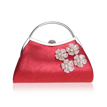 

New Style Flower Evening Bag WOMEN'S Fashion Banquet Bag Handbag Debutante Dress Evening Bag