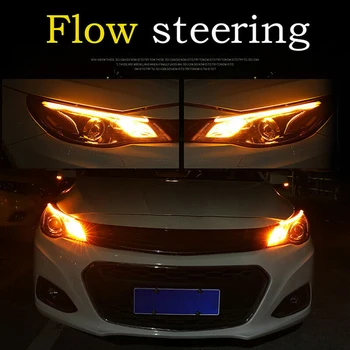 

Turn Light bar​ Signal 2x LED Light Strip Amber Sequential Flow Newest