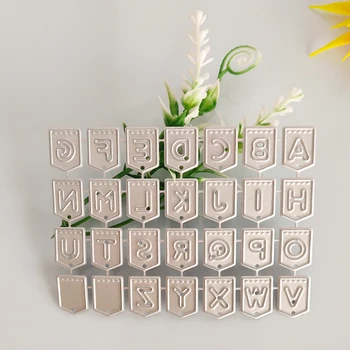

26 letter cutting die 2020 new knife die metal cutting die art paper jam DIY decoration