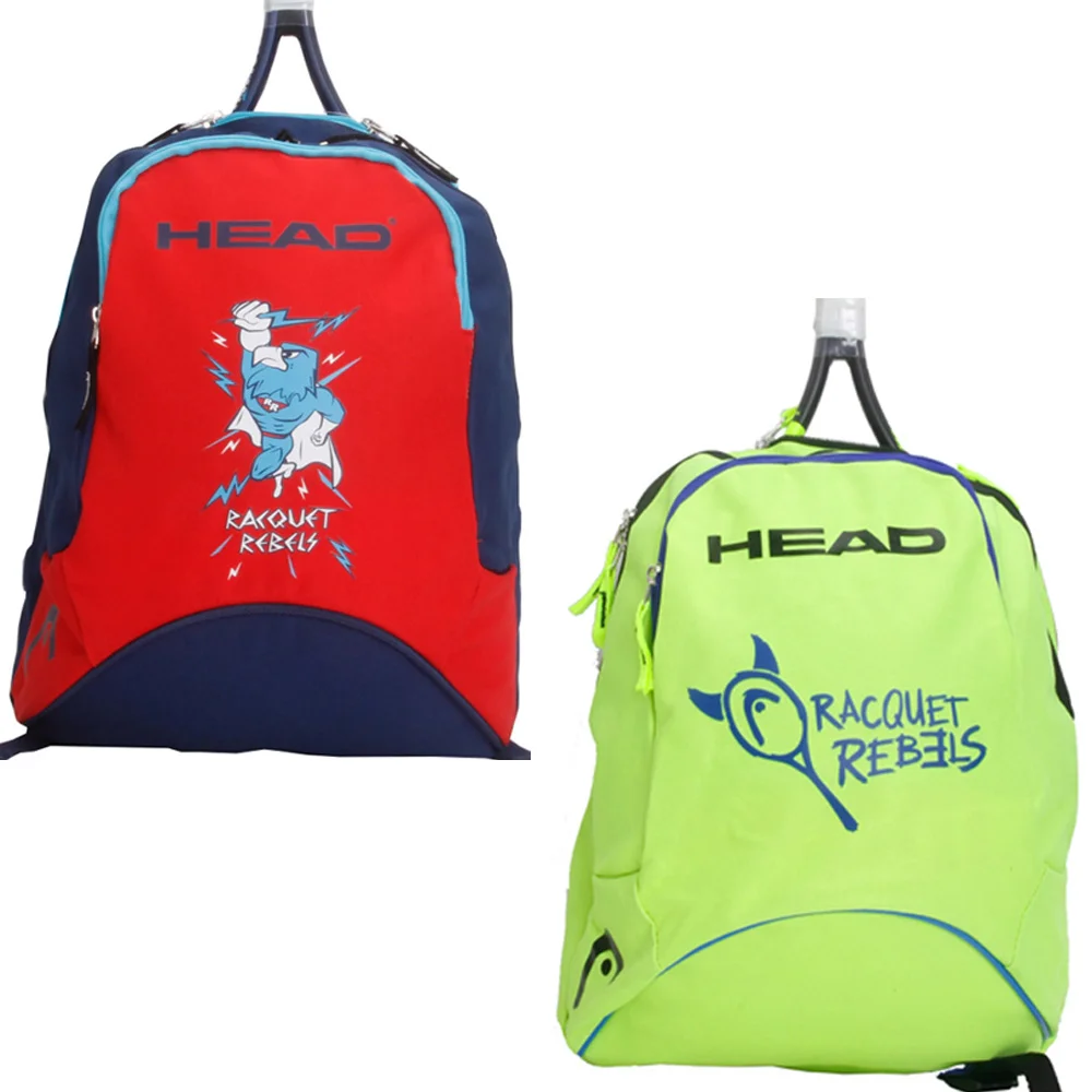 Head Tennis Bag Children Backpack Tennis Backpack Kids Small Backpack Cartoon Head Tennis Racket Bag For 1-2 Tennis Racket Pack 5